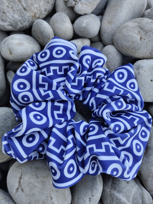 Greek Key - Scrunchie