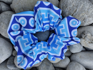 Greek Key - Scrunchie