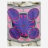 Villa  Grande Pink Fuchsia - Square Digital Printed Silk Scarf