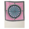 Villa Grande Pink  NEON - Square  Digital Printed  Silk  Scarf