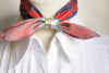 amorgos silk choker pocket size silk scarf made in greece gift for her