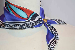 pocket square silk scarf made in greece