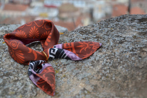 magnadi pocket size silk scarf made in greece greek design featured in british vogue