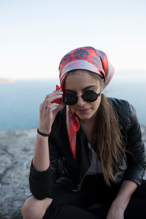 fashion photography greek design magnadi scarves silk collection made in greece