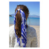 Marble Tiles • Aegean Blue | Bougainvillea - Digital Printed Silk Scarves