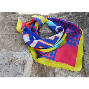 magnadi scarves Greek silk Greek designs summer prints 